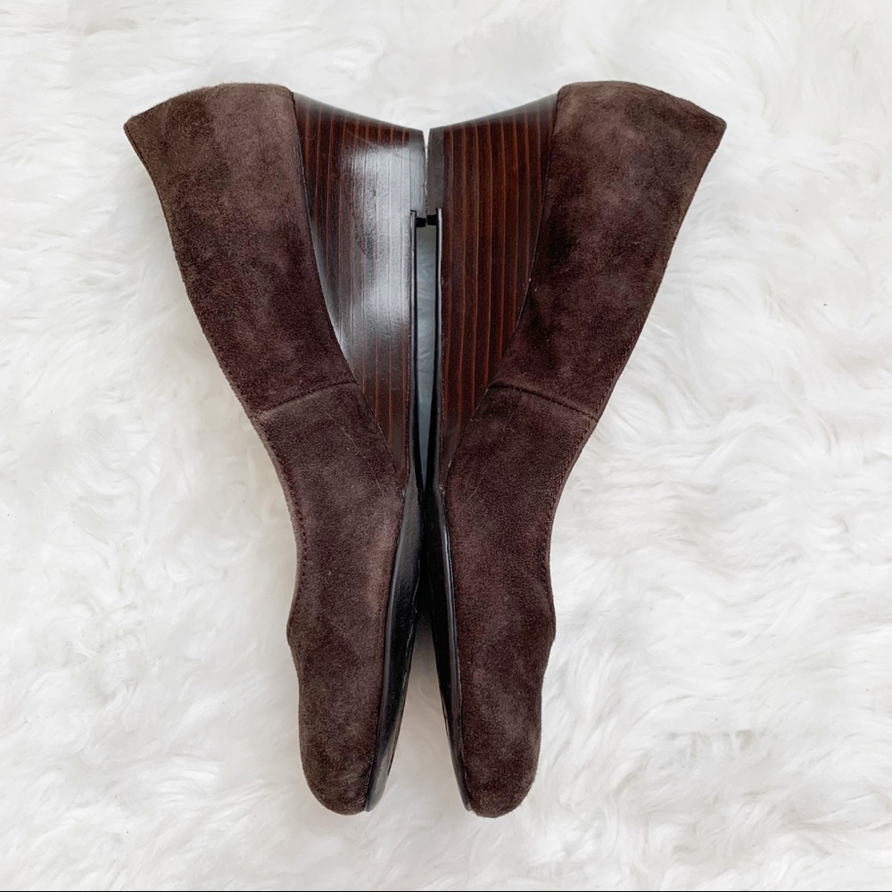 Calvin Klein brown dress wedges Baylor RELISTED - Picture 3 of 8